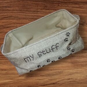 Pet Accessory Storage Bin with Handles